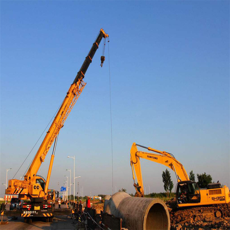 下冶镇挖机用吊车怎么吊